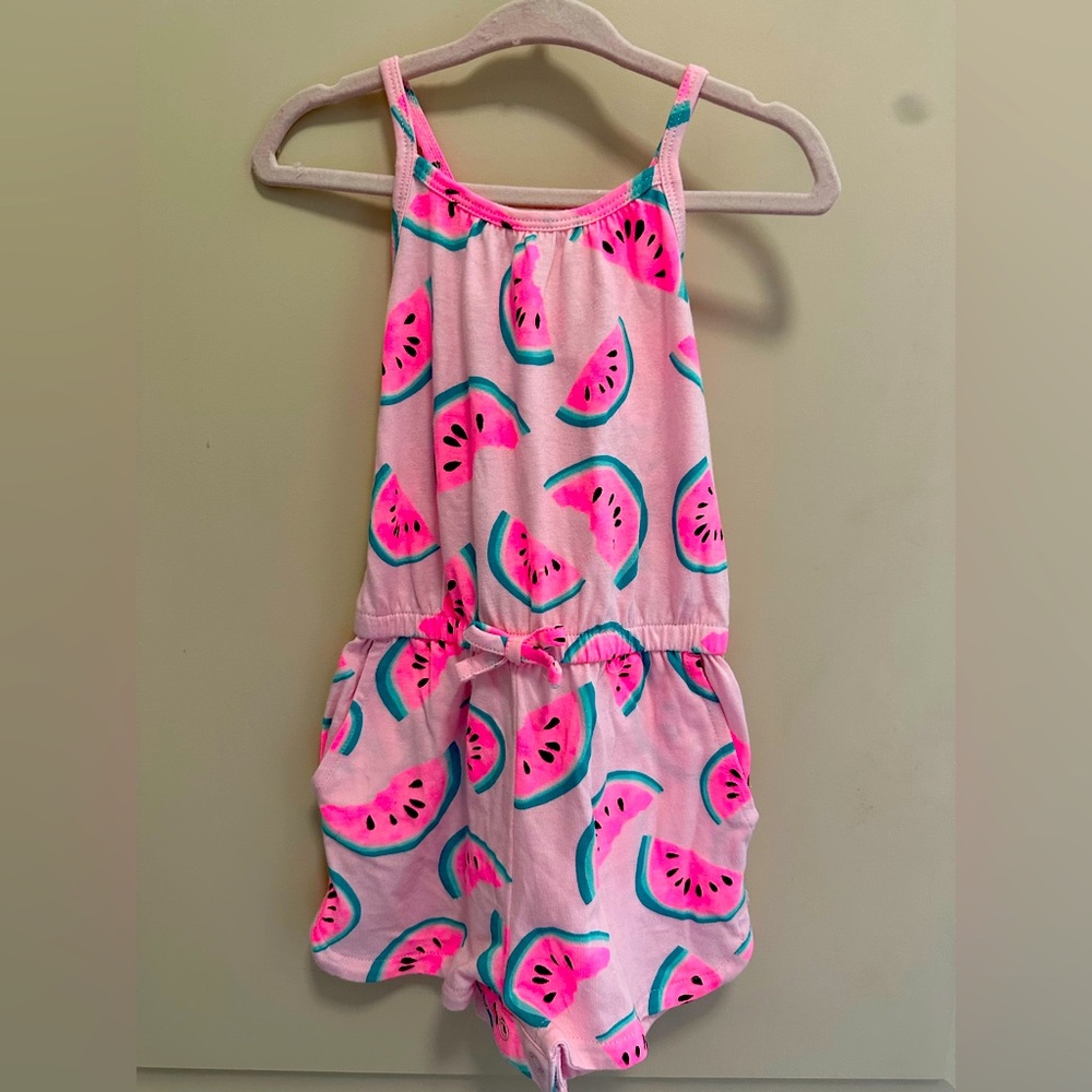 NWT Jumping Beans Baby Girl Watermelon Romper
